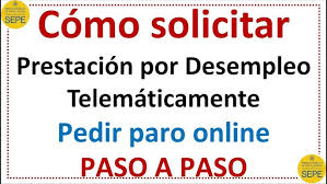Solicitar el Paro 2026